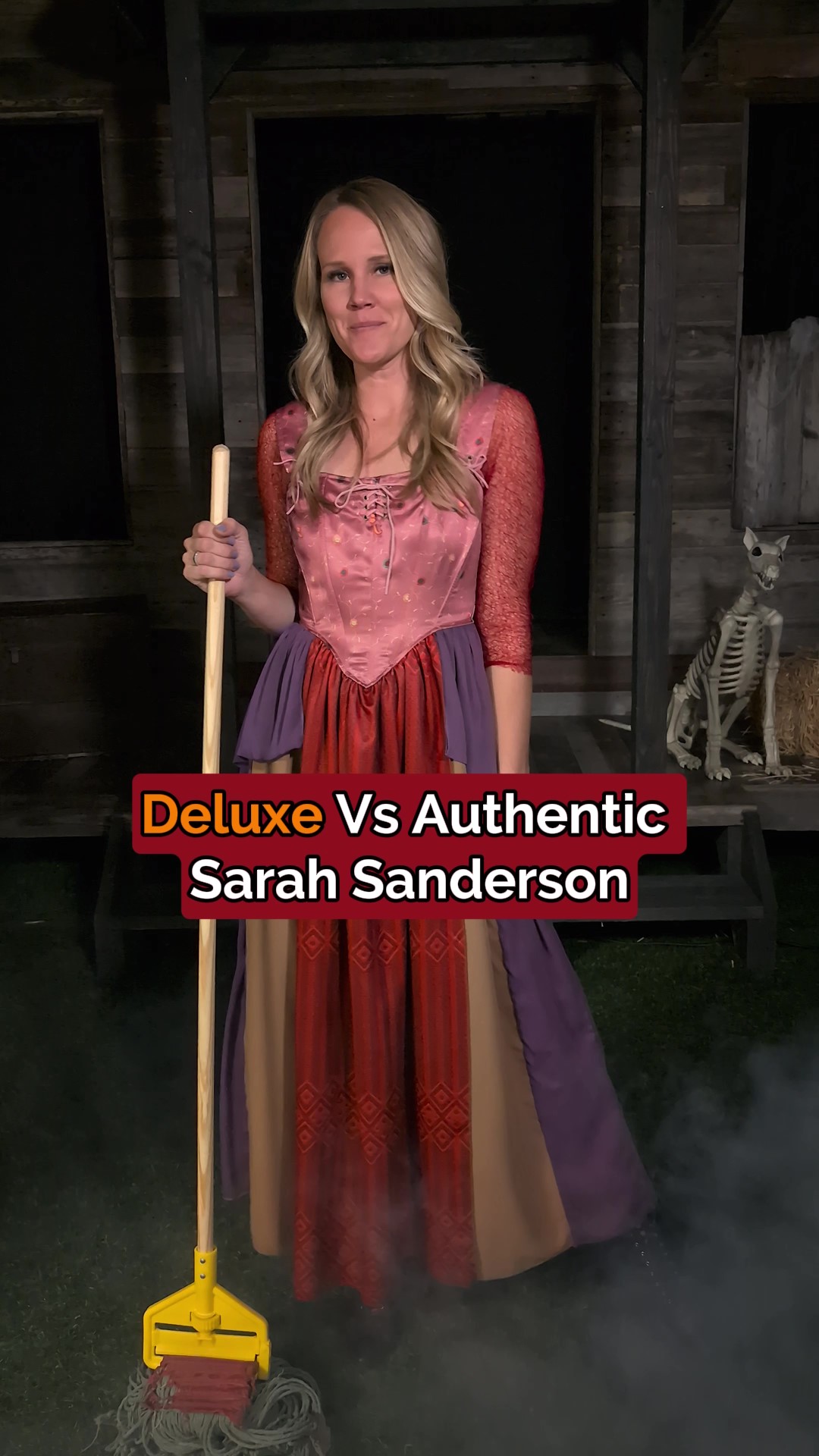 Embrace the enchanting allure of Salem’s most mischievous witch with this exclusive Authentic Hocus Pocus Sarah Sanderson Costume for Women! This spellbinding ensemble includes Sarah’s signature dress.